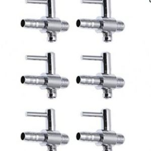 6 Pack Stainless Airline Valve Screw End
