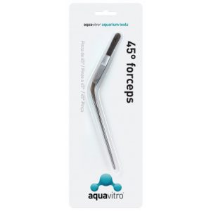 Aquavitro Forceps 45° 1/4 20cm