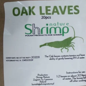Shrimp Nature Oak Leaves (20 pcs)