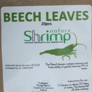 Shrimp Nature Beech Leaves